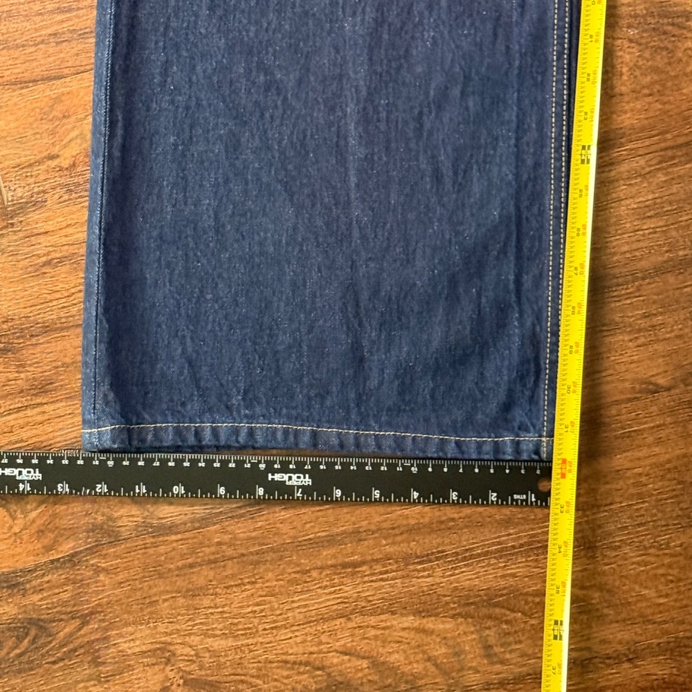 St John Paseo Jeans Womens 10 NWT Dark Indigo Wide Leg K84AC70 $695 USA Luxury - Picture 6 of 14